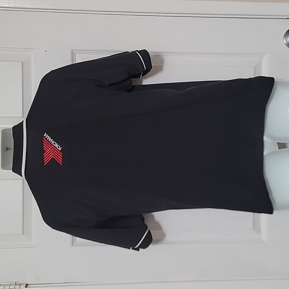 Yokohama Polo Shirt Men's Port Authority Pullover Black Short Sleeve.Size Med - Picture 6 of 7